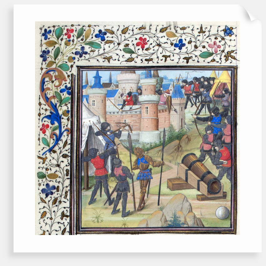 The Siege of Antioch. Miniature from the Historia by William of Tyre by Anonymous