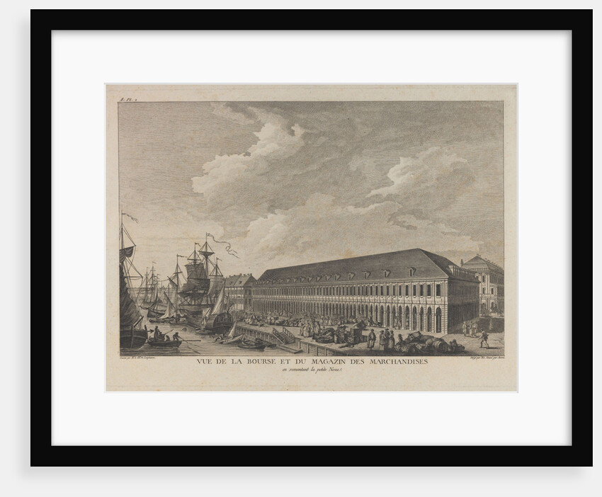 Stock exchange in Saint Petersburg, c. 1785 by Pierre Laurent Auvray
