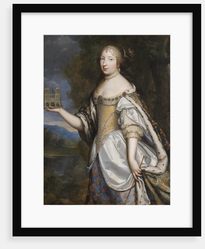 Portrait of Maria Theresa of Spain, Queen consort of France and Navarre by Charles Beaubrun