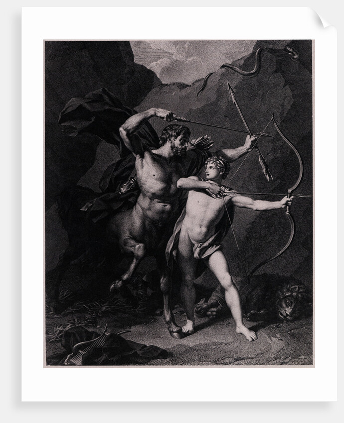 The Education of Achilles, 1794 by Charles Clément Bervic
