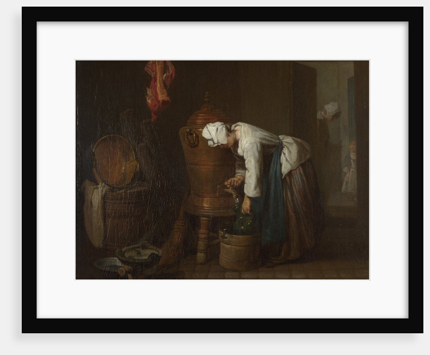La Fontaine (The Water Cistern), 1733 by Jean-Baptiste Siméon Chardin