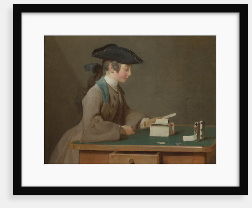 The House of Cards, c. 1736 by Jean-Baptiste Siméon Chardin