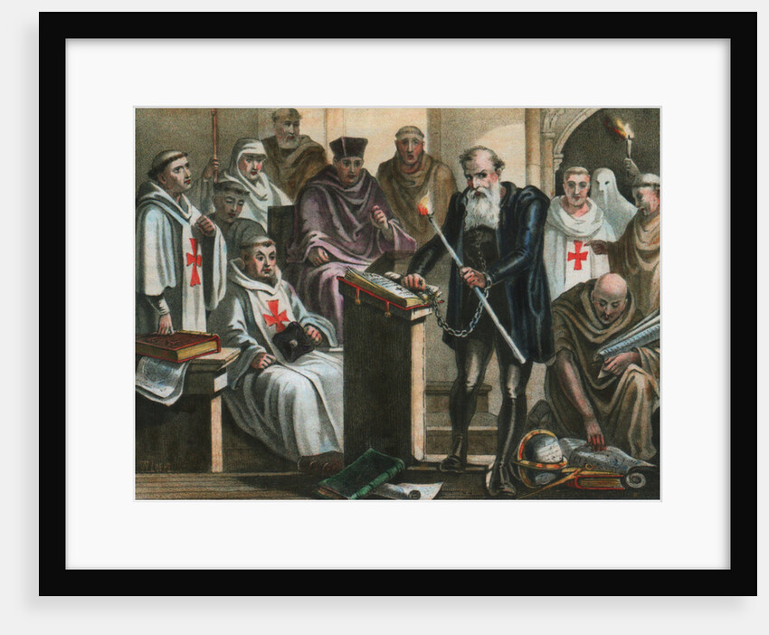 Galileo Galilei before the Holy Office by Albert Chereau