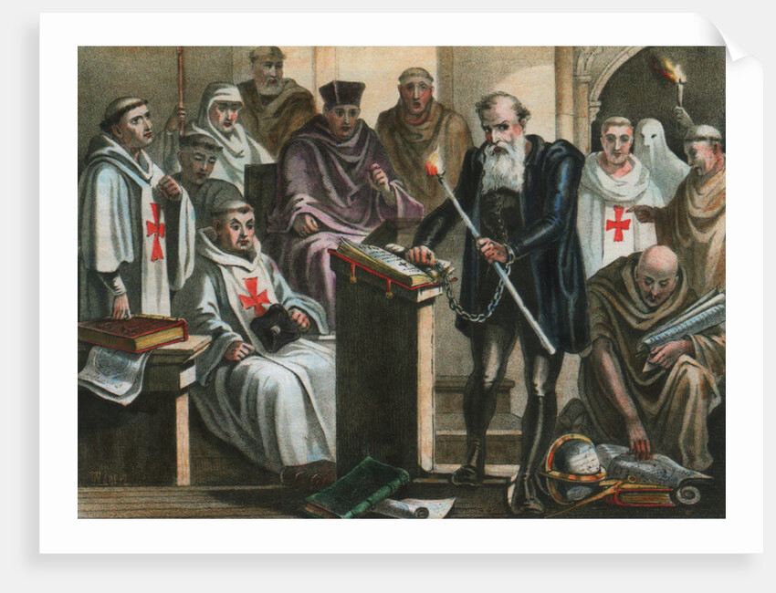 Galileo Galilei before the Holy Office by Albert Chereau