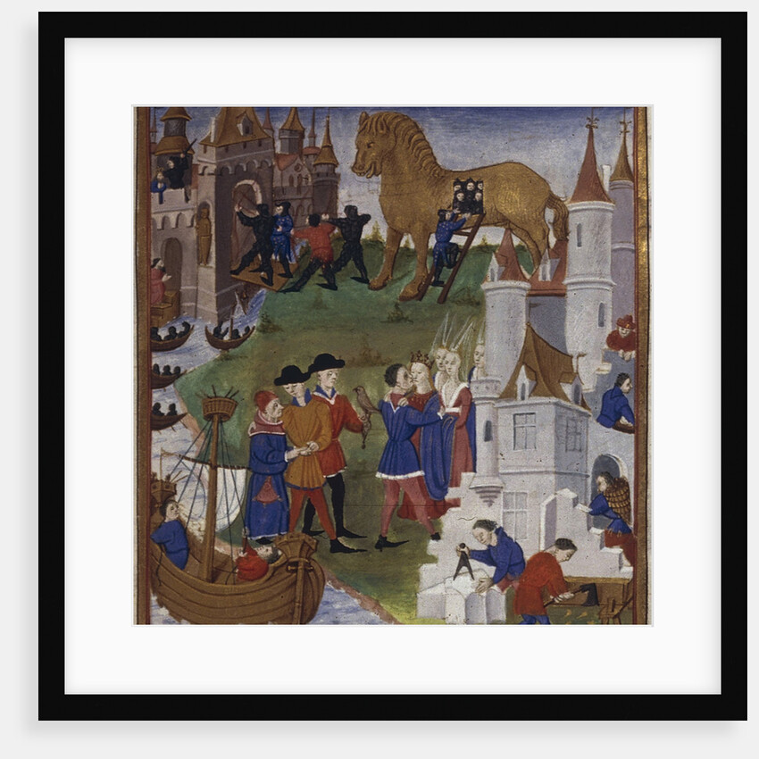 Illustration for the Epic The Aeneid by Virgil, 1450-1499 by Coëtivy Master