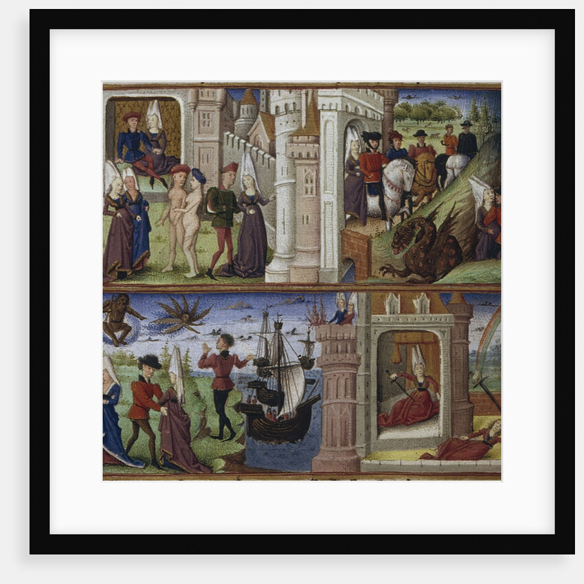 Illustration for the Epic The Aeneid by Virgil, 1450-1499 by Coëtivy Master