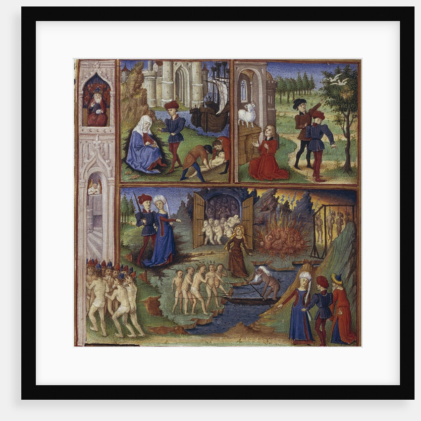 Illustration for the Epic The Aeneid by Virgil, 1450-1499 by Coëtivy Master