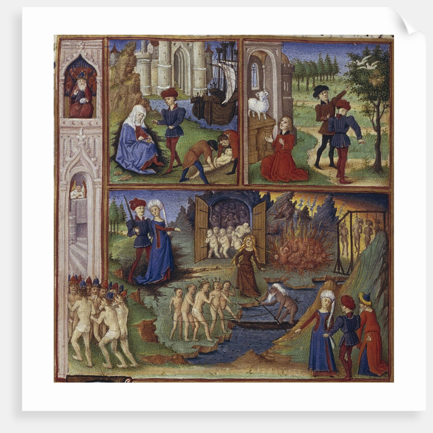 Illustration for the Epic The Aeneid by Virgil, 1450-1499 by Coëtivy Master