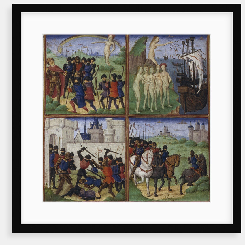 Illustration for the Epic The Aeneid by Virgil, 1450-1499 by Coëtivy Master