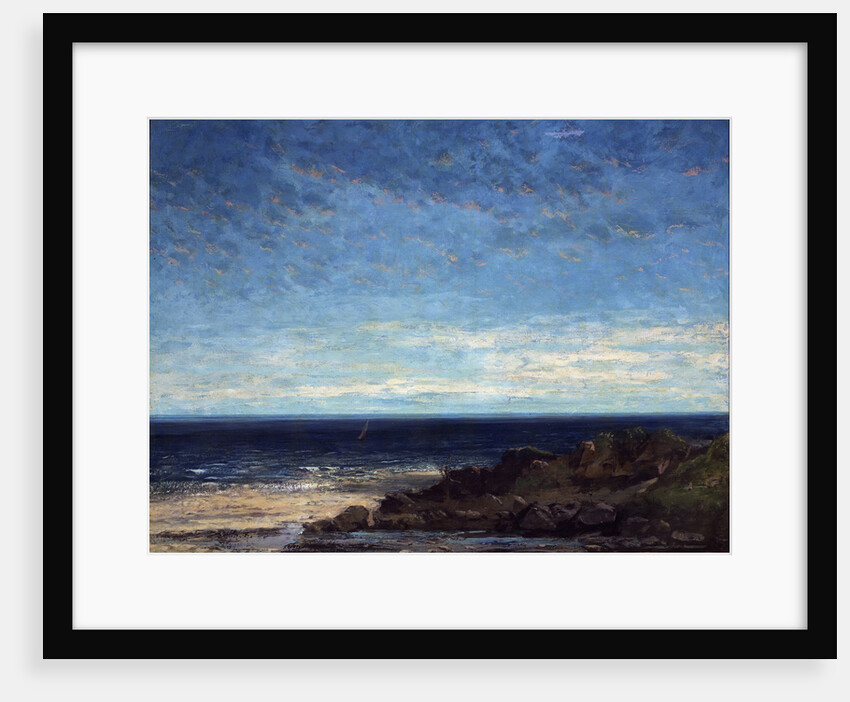 The Sea, 1867 by Gustave Courbet
