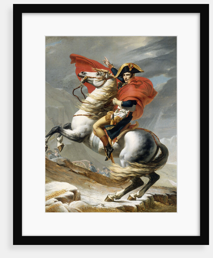 Bonaparte Crossing the Grand Saint-Bernard Pass, 20 May 1800 by Jacques Louis David