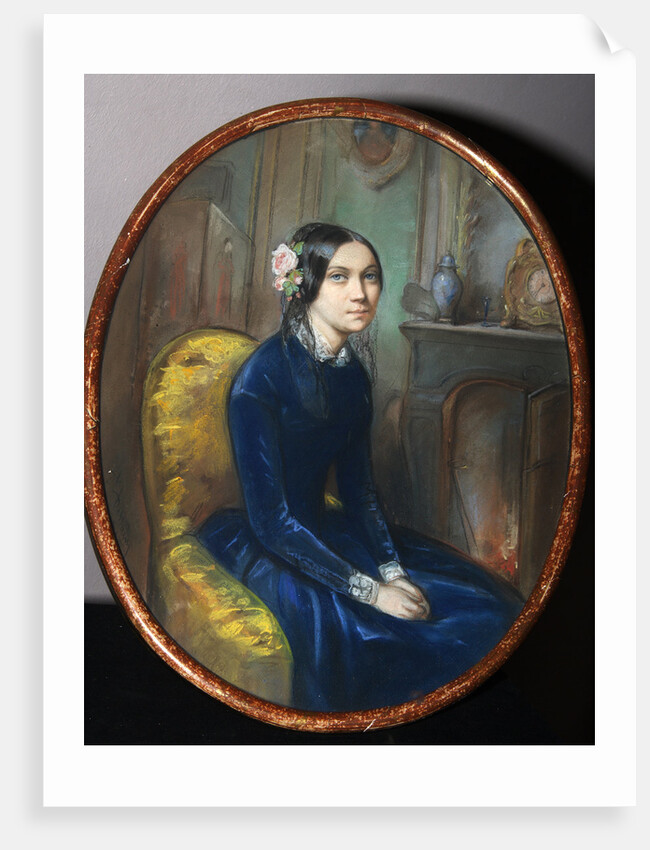 Portrait of Idalia Poletika, 1848 by Emile François Dessain