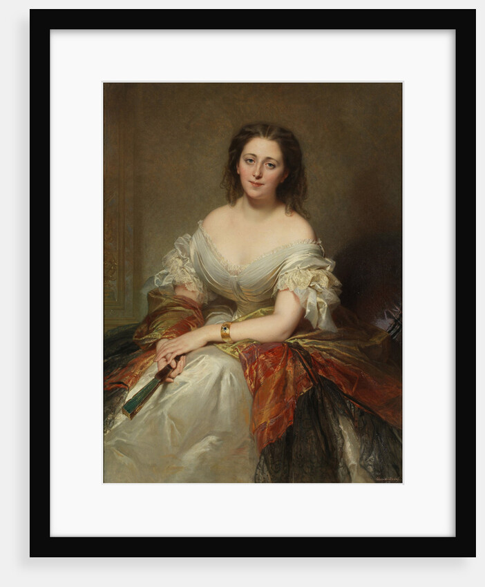 Portrait of Maria Countess Walewska, 1859 by Louis Edouard Dubufe