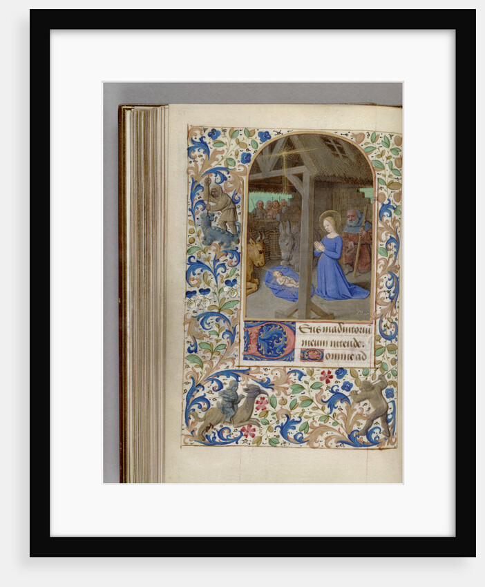 Nativity (Book of Hours), 1450-1499 by Jean Fouquet