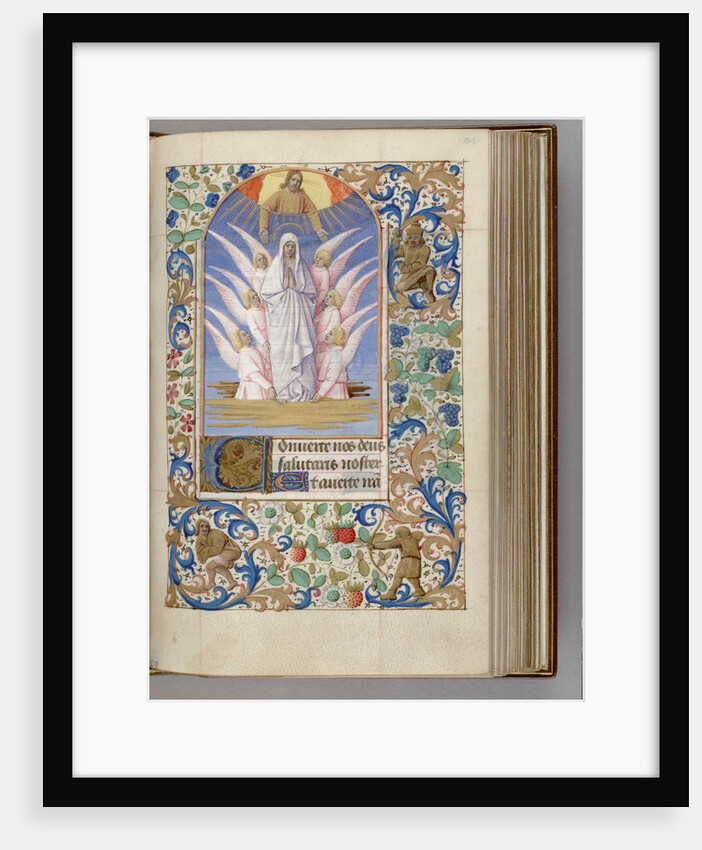The Assumption of the Virgin (Book of Hours), 1450-1499 by Jean Fouquet