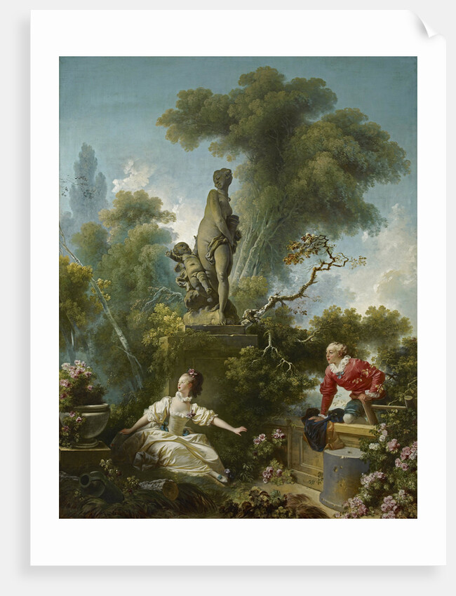 The Progress of Love: The Meeting, ca 1773 by Jean Honoré Fragonard