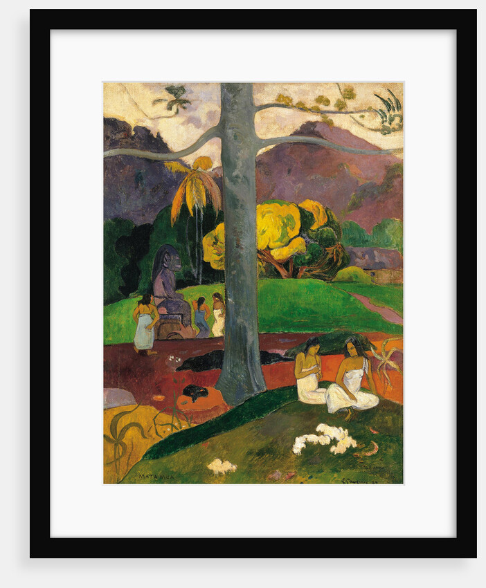 Mata Mua (In Olden Times), 1892 by Paul Eugéne Henri Gauguin