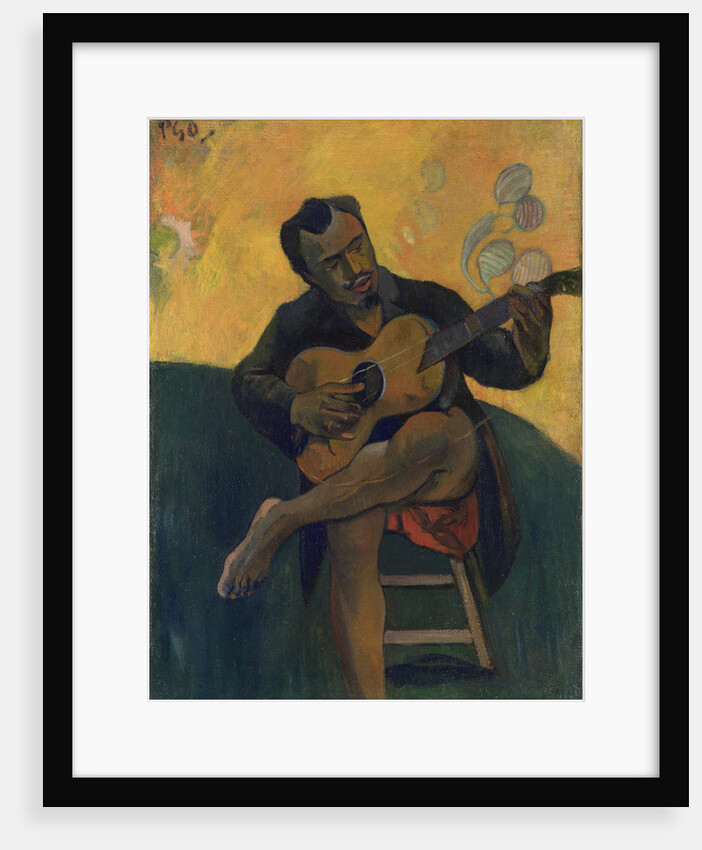 Guitar player, 1894 by Paul Eugéne Henri Gauguin