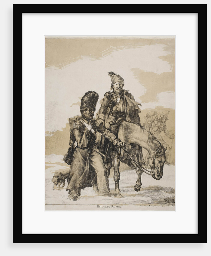 The Retreat from Russia, ca 1818 by Théodore Géricault