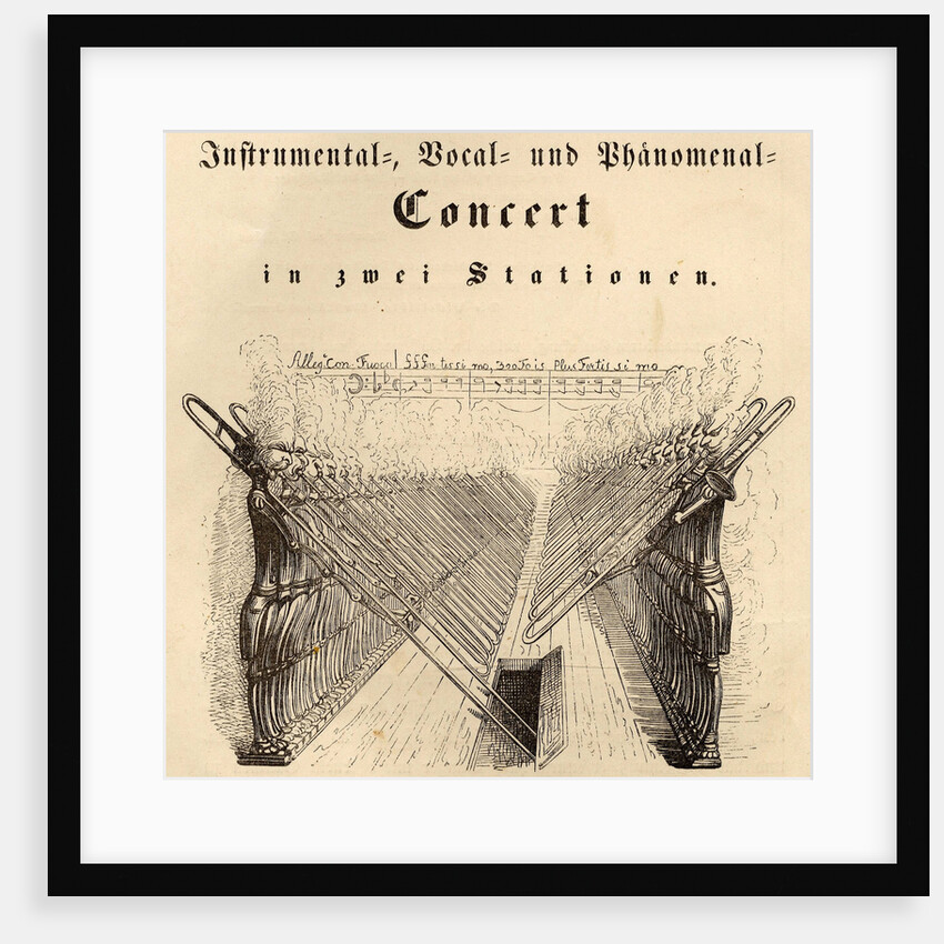 Instrumental Vocal and Phenomenal Concert, 1844 by Jean-Jacques Grandville