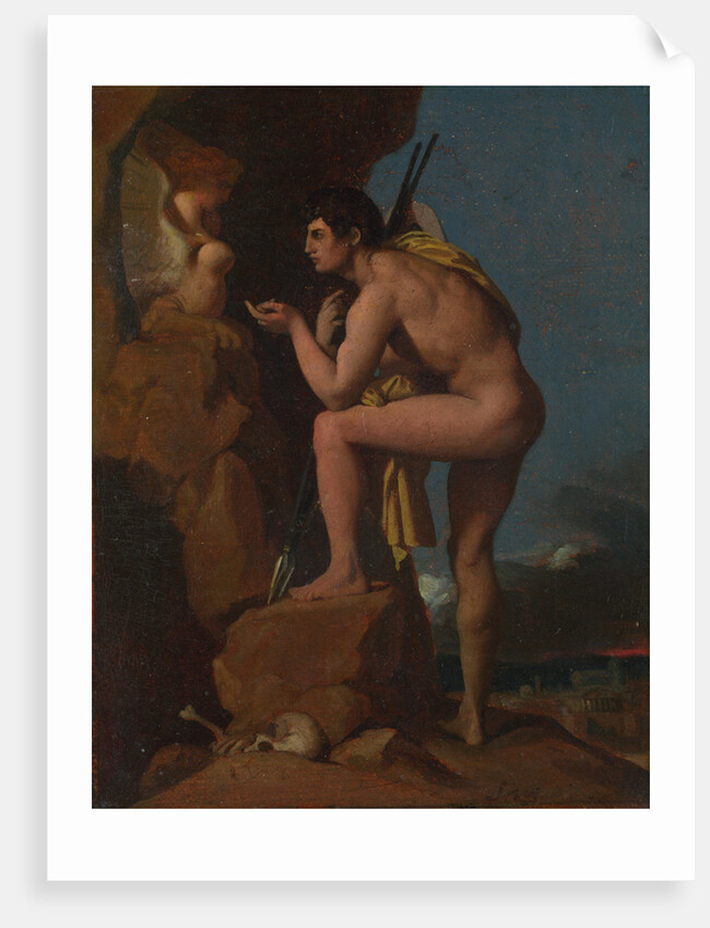 Oedipus and the Sphinx, c. 1826 by Jean Auguste Dominique Ingres