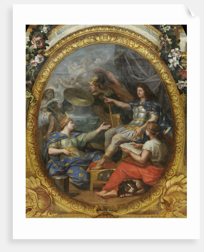 Order restored in the Kingdoms finances, 1662, 1680s by Charles Le Brun