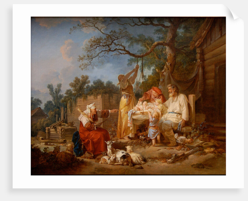 The Russian Cradle, ca 1764-1765 by Jean-Baptiste Le Prince