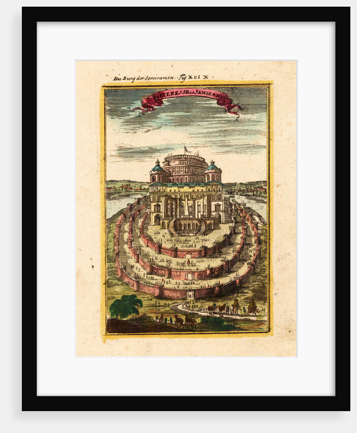 Fortress of Semiramis, 1719 by Alain Manesson Mallet