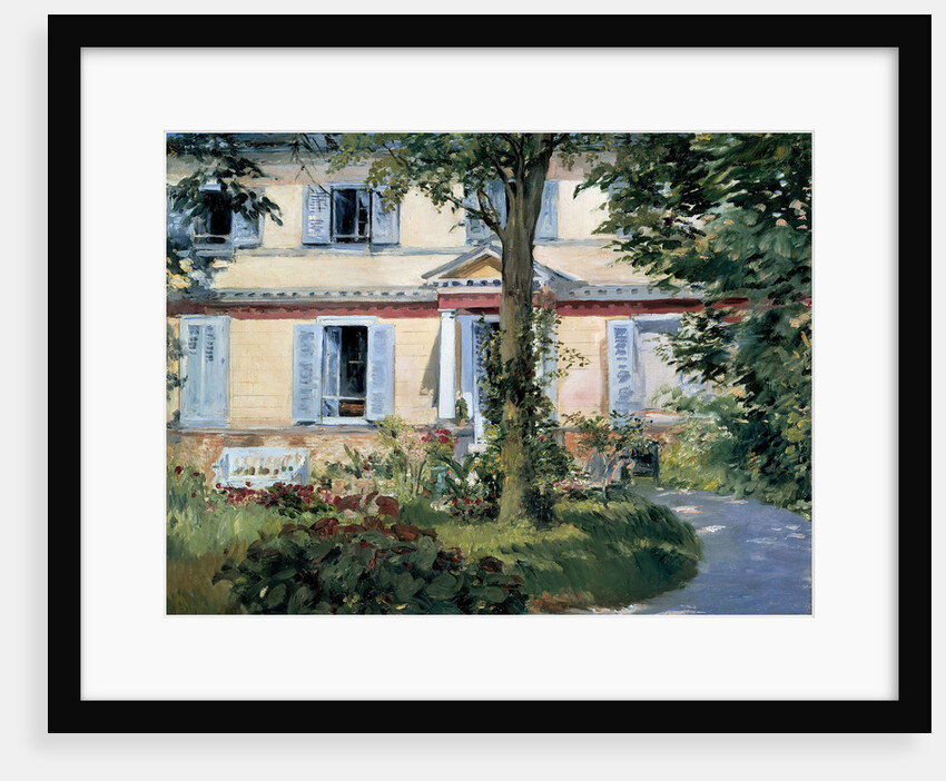 The House at Rueil by Edouard Manet