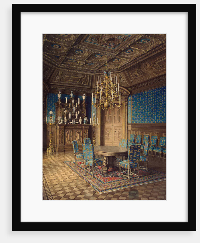 The Stroganov Palace in Saint Petersburg. Dining Room, 1860s by Jules Mayblum