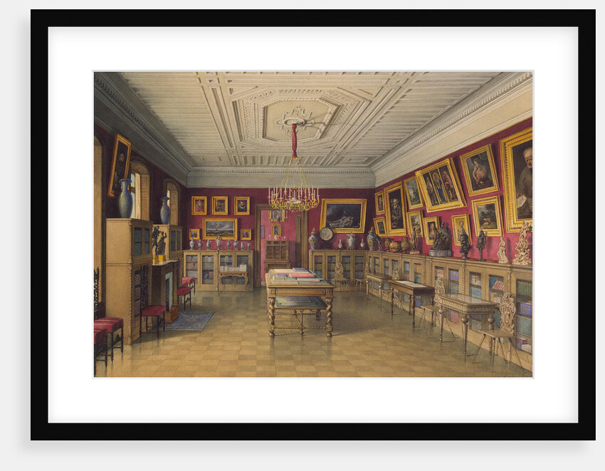 The Stroganov Palace in Saint Petersburg. Library, 1865 by Jules Mayblum