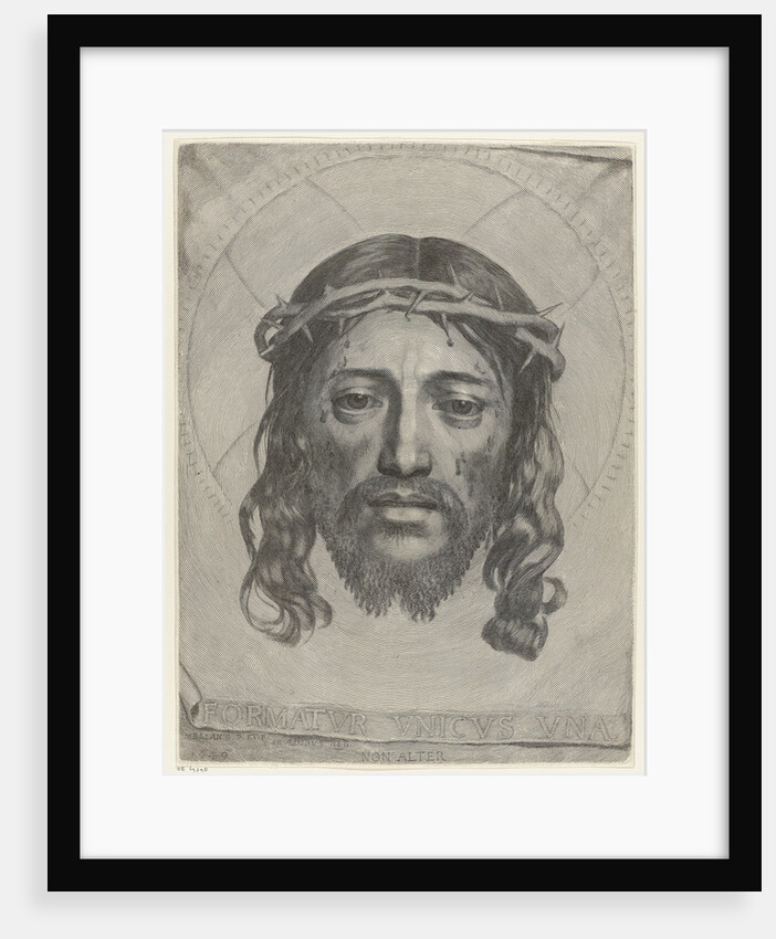 The veil of Saint Veronica, 1949 by Claude Mellan