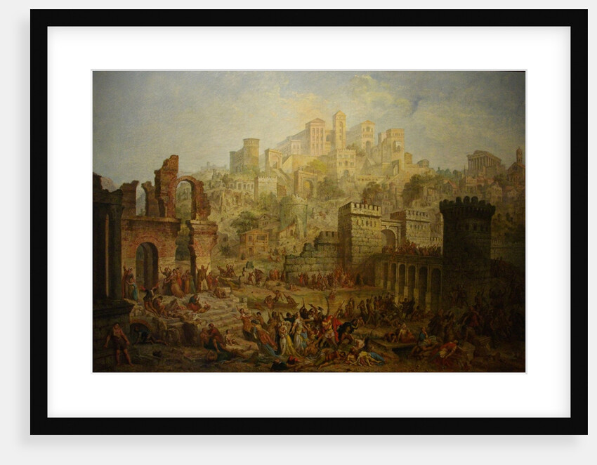 Massacre of Jews in Metz during the First Crusade by Auguste Migette