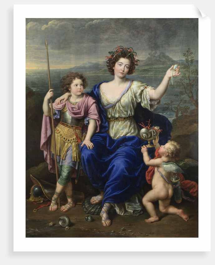 The Marquise de Seignelay and Two of her Sons, 1691 by Pierre Mignard