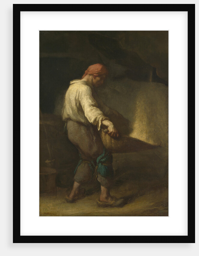 The Winnower, c. 1847 by Jean-François Millet