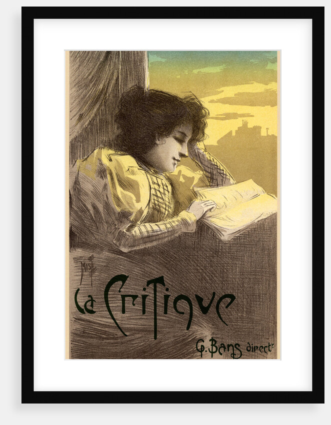 Journal La Critique (Poster), 1900 by Ferdinand Misti-Mifliez