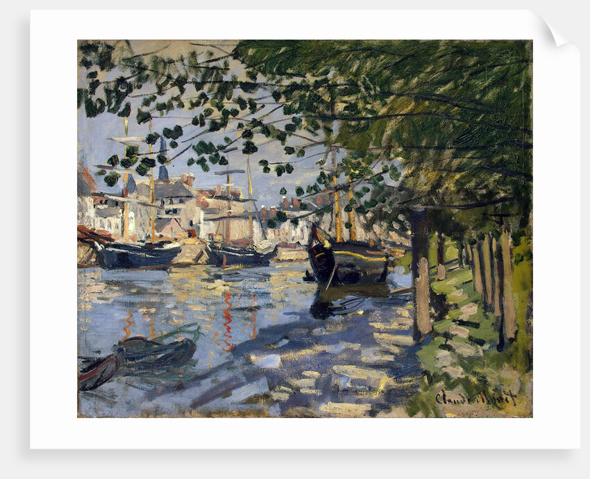 Seine at Rouen by Claude Monet