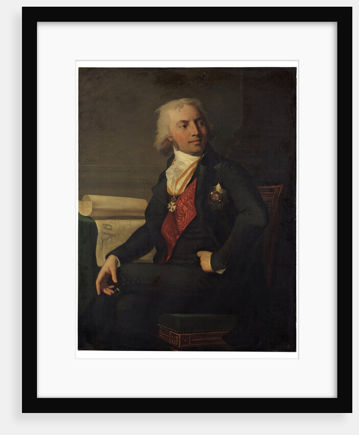 Portrait of Friedrich Karl Ludwig, Duke of Schleswig-Holstein-Sonderburg-Beck, 1798 by Jean Laurent Monnier