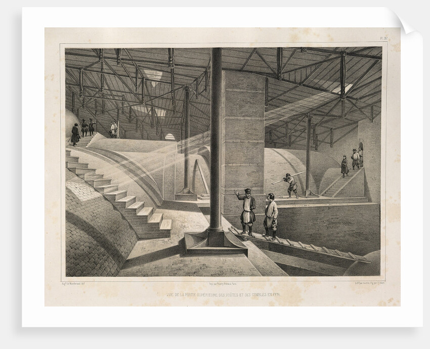 Part of the Arch and a metal roof by Auguste de Montferrand