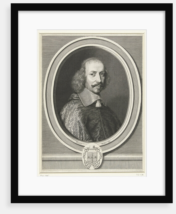 Portrait of Cardinal Mazarin, 1655 by Robert Nanteuil