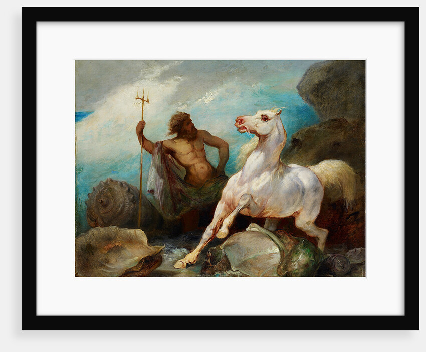Neptune Creating the Horse, ca 1845 by Édouard Alexandre Odier