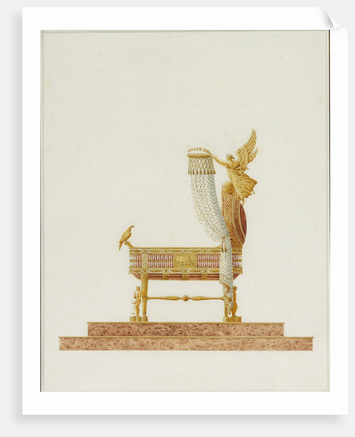 Design of the Bassinet for His Majesty the King of Rome, 1811 by Charles Percier