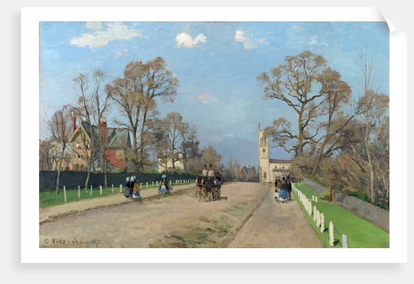 The Avenue, Sydenham by Camille Pissarro
