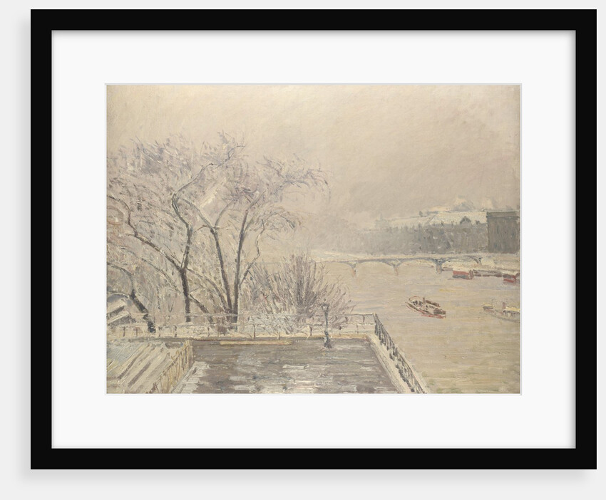 The Louvre under Snow, 1902 by Camille Pissarro