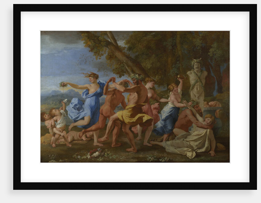 A Bacchanalian Revel before a Herm, 1632 by Nicolas Poussin