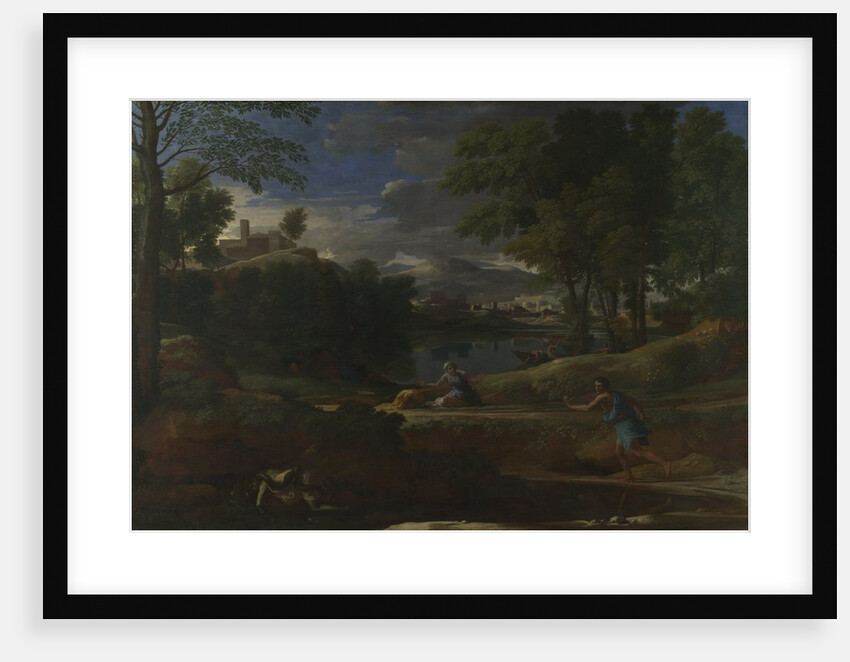 Landscape with a Man killed by a Snake, 1648 by Nicolas Poussin