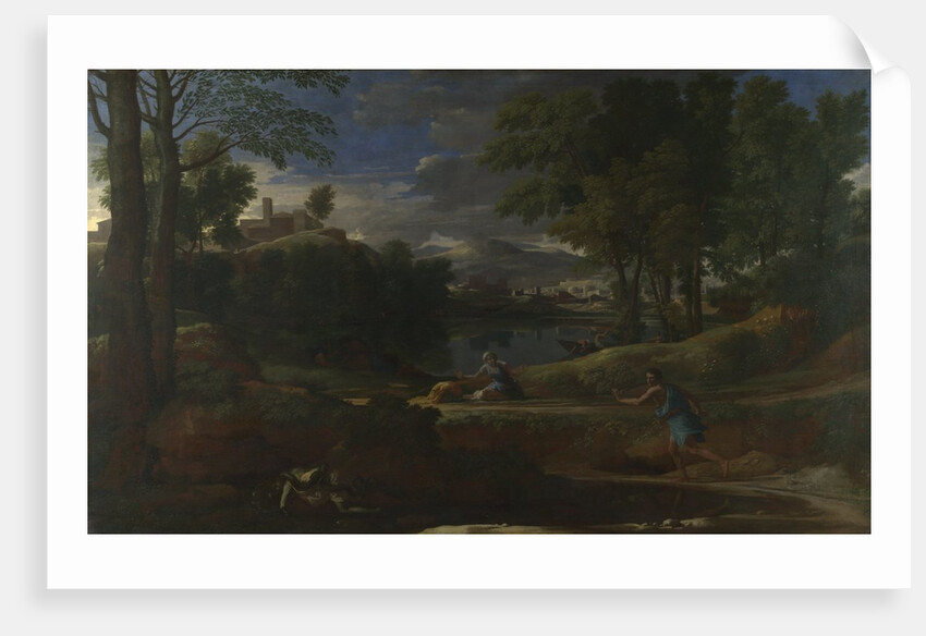 Landscape with a Man killed by a Snake, 1648 by Nicolas Poussin