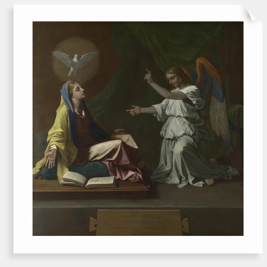The Annunciation, 1657 by Nicolas Poussin