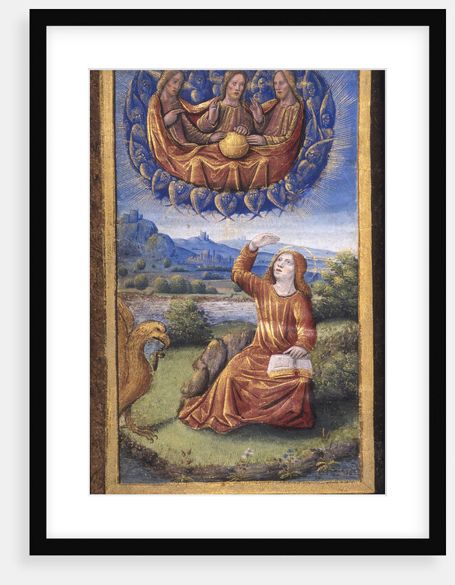 The Holy Trinity (from Lettres bâtardes), ca 1490-1510 by Jean Poyet