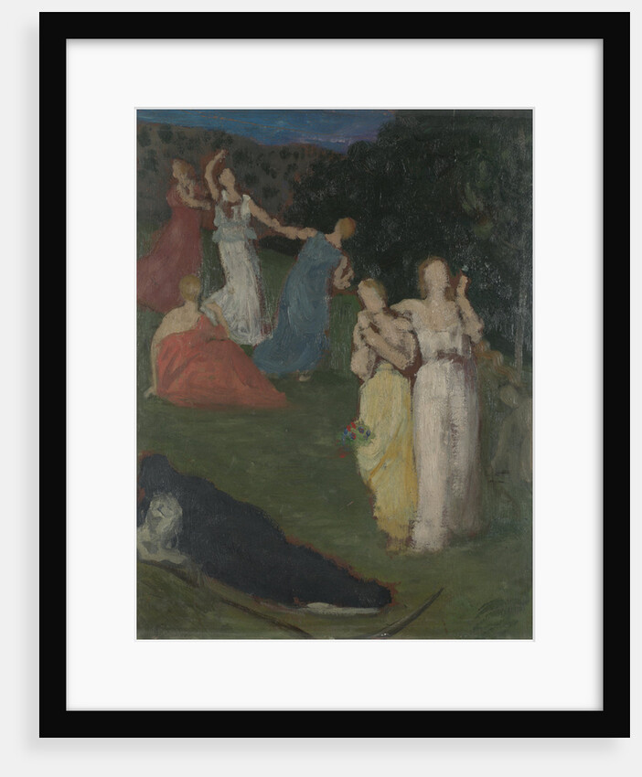 Death and the Maiden, before 1872 by Pierre Cécil Puvis de Chavannes